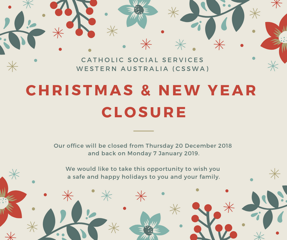 CSSWA_Xmas_closure