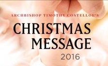 Archbishop Timothy Costelloe 2016 Christmas Message