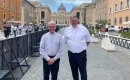Conference President, VP attend Papal Inauguration Mass